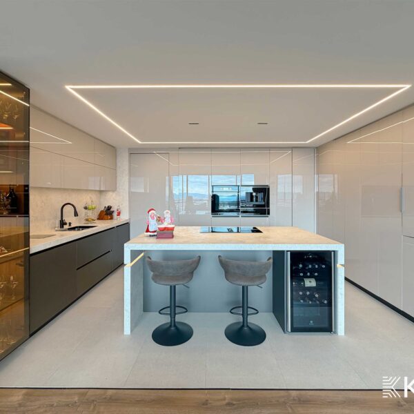 Cocina Integral Sierras del este - Blanco cristal